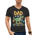 Dad Of The Birthday Party Outfit Dinosaur Squad Daddy Men's V-Neck T-Shirt