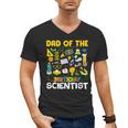 Dad Of The Birthday Scientist Matching Science Birthday Men's V-Neck T-Shirt