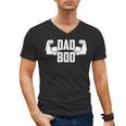 Dad Bod Muscle Strong Man Daddy Fathers Day Men's V-Neck T-Shirt Dad Bod Muscle Strong Man Daddy Fathers Day Men's V-Neck T-Shirt