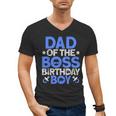 Dad Of The Boss Birthday Party Outfit Like A Boss Dad Men's V-Neck T-Shirt