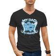 My Dad Is My Guardian Angel In Heaven Loss Father Memorial Men's V-Neck T-Shirt