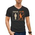 Your Dad My Dad Guitar Guitarist Rock Father's Day Men's V-Neck T-Shirt