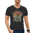 Being A Dad Is An Honor Being A Poppa Is Priceless Poppa Men's V-Neck T-Shirt