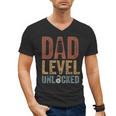 Dad Level Unlocked Father To Be New Daddy Men's V-Neck T-Shirt Dad Level Unlocked Father To Be New Daddy Men's V-Neck T-Shirt