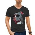 Dad Mom Cool Dog Sunglasses Pitbull Men's V-Neck T-Shirt