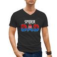 Dad And Mom Spider Family Matching Birthday Halloween Men's V-Neck T-Shirt