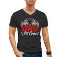 Dad Pit Crew Birthday Party Race Car Lover Racing Family Men's V-Neck T-Shirt Dad Pit Crew Birthday Party Race Car Lover Racing Family Men's V-Neck T-Shirt