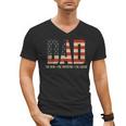 Dad Protector Hero Legend USA Flag Dad Father's Day Men's V-Neck T-Shirt Dad Protector Hero Legend USA Flag Dad Father's Day Men's V-Neck T-Shirt