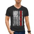 Dad Senior 2026 Proud Dad Of A Class Of 2026 Graduate Flag Men's V-Neck T-Shirt