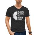 Dad Shirt Measure Cut Swear Handyman Father Day Tshirt Men's V-Neck T-Shirt