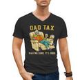 Dad Tax Graphic Tee Fathers Day Men's V-Neck T-Shirt