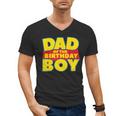 Dad Of The Toy Birthday Boy Story Theme B-Day Men's V-Neck T-Shirt
