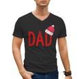 Dad Xmas PJs Christmas Pajamas And Xmas PJ Family Shirt Men's V-Neck T-Shirt
