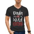 Dada Of The Wild One Buffalo Plaid Lumberjack 1st Birthday Men's V-Neck T-Shirt Dada Of The Wild One Buffalo Plaid Lumberjack 1st Birthday Men's V-Neck T-Shirt