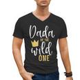 Dada Of The Wild One Shirt 1st Birthday First Thing Dad Tee Men's V-Neck T-Shirt