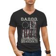 Daddd Gun Dads Against Daughters Dating Democrats On Back Men's V-Neck T-Shirt
