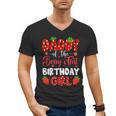Daddy Of The Berry First Birthday Of Girl Strawberry Men's V-Neck T-Shirt Daddy Of The Berry First Birthday Of Girl Strawberry Men's V-Neck T-Shirt