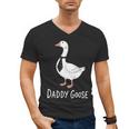 Daddy Goose Fun Father's Day Tee For Dad Men's V-Neck T-Shirt Daddy Goose Fun Father's Day Tee For Dad Men's V-Neck T-Shirt