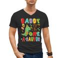 Daddy Of The One-A-Saurus 1St Birthday Boy Dinosaur Men's V-Neck T-Shirt Daddy Of The One-A-Saurus 1St Birthday Boy Dinosaur Men's V-Neck T-Shirt