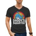 Daddy's Lil Squirter Cute Embarrassing Woman Men's V-Neck T-Shirt