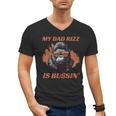 Dad's Birthday Father's Day Dad RIzz Is Bussin' Men's V-Neck T-Shirt