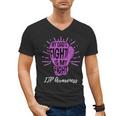 My Dads Fight Is My Fight Immune ITP Awareness Men's V-Neck T-Shirt