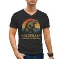 Dadzilla-Father Of The Monsters Dad Father's Day Men's V-Neck T-Shirt