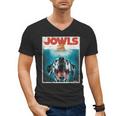 Dalmatian Jowls Cute Paws Spot Dog Mom Top Dog Dad Men's V-Neck T-Shirt