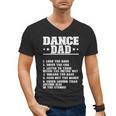 Dancer Dad Dancing Father Of A Dancer Dad Men's V-Neck T-Shirt