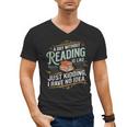 A Day Without Reading Is Like Book Lover Bookworm Men's V-Neck T-Shirt
