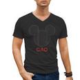 Disney Mickey Mouse Dad Family Small Men's V-Neck T-Shirt