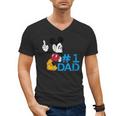 Disney Mickey Mouse Father's Day 1 Dad Men's V-Neck T-Shirt