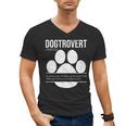 Dogtrovert Definition Introvert Dog Lover For Men Women Girls Kids Men's V-Neck T-Shirt