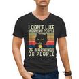 I Don't Like Morning People Introvert Introverted Antisocial Men's V-Neck T-Shirt I Don't Like Morning People Introvert Introverted Antisocial Men's V-Neck T-Shirt
