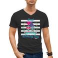 DreamWorks Trolls Dad Of The Birthday Boy Men's V-Neck T-Shirt