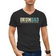 Drum Dad Like A Normal Dad But Cooler Shirt Music Dad Men's V-Neck T-Shirt