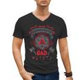 Dungeons & Dragons The Best Dungeon Master Dad Die Logo Men's V-Neck T-Shirt Dungeons & Dragons The Best Dungeon Master Dad Die Logo Men's V-Neck T-Shirt