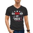 Earned It 2023 For Nurse Graduation Or RN LPN Class Of 2023 Men's V-Neck T-Shirt
