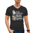 Easily Distracted By Books And Gnomes Men's V-Neck T-Shirt