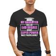 EdD Doctor Of Education Daughter Power Doctorate Graduation Men's V-Neck T-Shirt