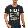 EdD Doctor Of Education Graduation For Doctoral Degree Men's V-Neck T-Shirt