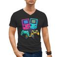 Eighties Console Controller Gaming Player Gadget Nostalgia Men's V-Neck T-Shirt