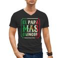 El Papa Mas Chingon Best Mexican Great Dad Men's V-Neck T-Shirt