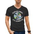 Elder Millennials Embracing 90s CDs Nostalgia Vibes Men's V-Neck T-Shirt