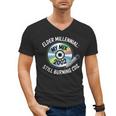 Elder Millennials Embracing 90s CDs Nostalgia Vibes Men's V-Neck T-Shirt