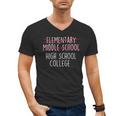 Elementary Middle School High School College Graduation Men's V-Neck T-Shirt
