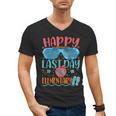 Elementary Teacher Student Graduation Last Day School Men's V-Neck T-Shirt