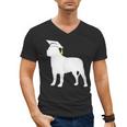 English Mastiff Graduation Dog Graduate Men's V-Neck T-Shirt