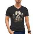 English Springer Spaniel Mountain Paw Dog Mom Dad Men's V-Neck T-Shirt