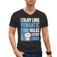 I Enjoy Long Romantic Walks To My Fridge Introvert Men's V-Neck T-Shirt